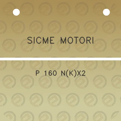 sicme-motori-p-160-nkx2