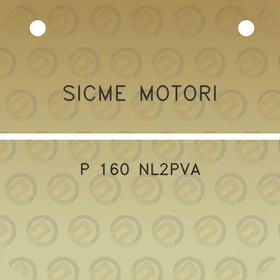 sicme-motori-p-160-nl2pva