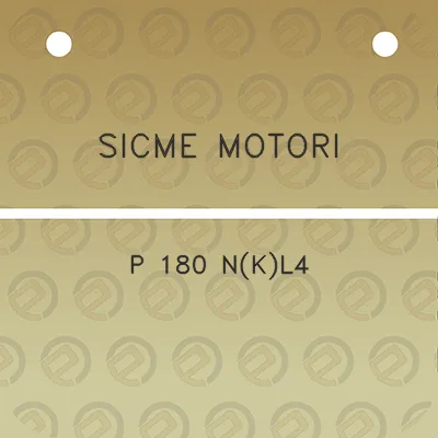 sicme-motori-p-180-nkl4