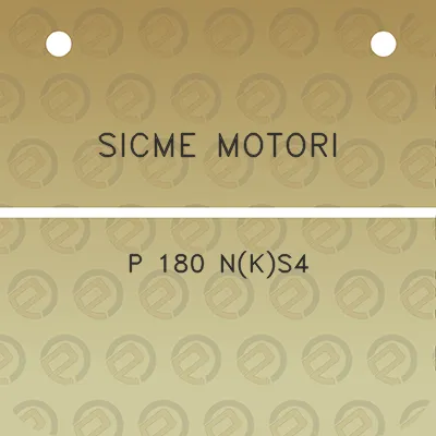 sicme-motori-p-180-nks4