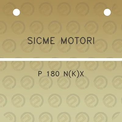 sicme-motori-p-180-nkx