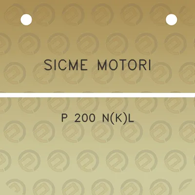 sicme-motori-p-200-nkl