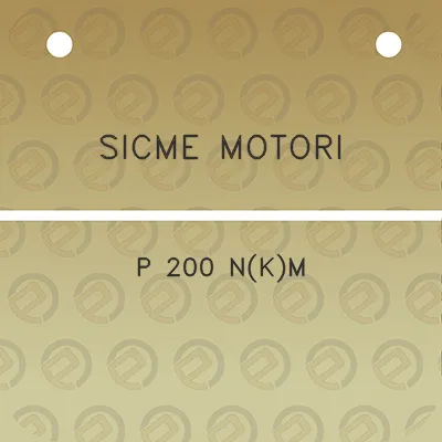 sicme-motori-p-200-nkm