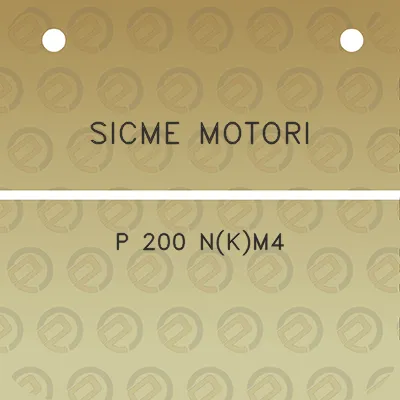 sicme-motori-p-200-nkm4