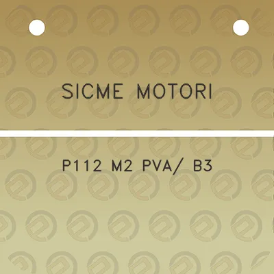 sicme-motori-p112-m2-pva-b3