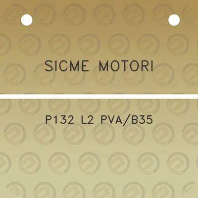 sicme-motori-p132-l2-pvab35