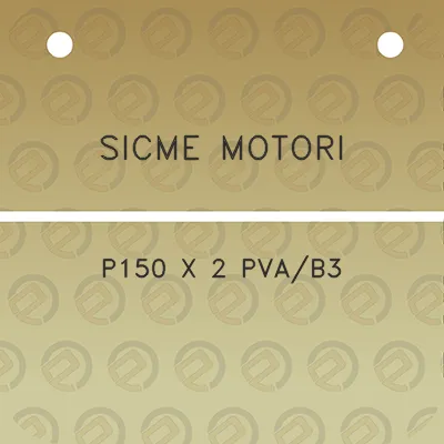 sicme-motori-p150-x-2-pvab3