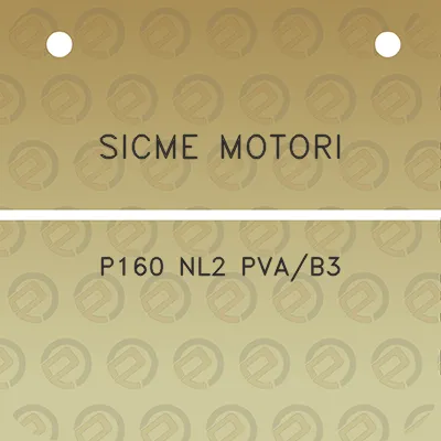 sicme-motori-p160-nl2-pvab3