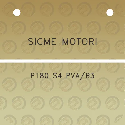 sicme-motori-p180-s4-pvab3