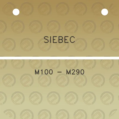 siebec-m100-m290