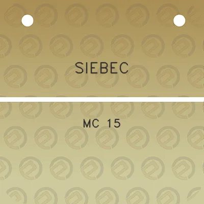 siebec-mc-15