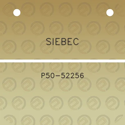 siebec-p50-52256