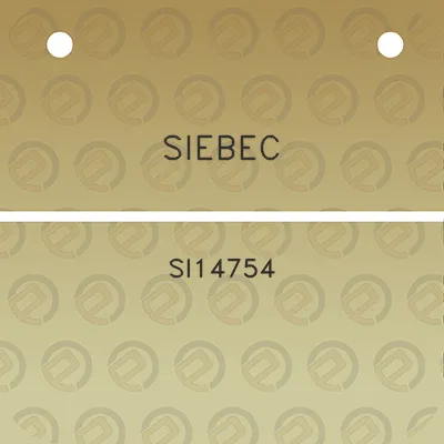 siebec-si14754