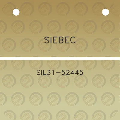 siebec-sil31-52445