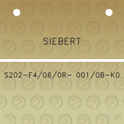 siebert-s202-f4060r-0010b-k0