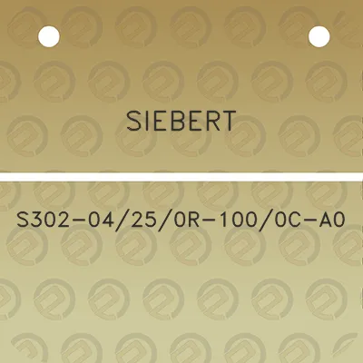 siebert-s302-04250r-1000c-a0