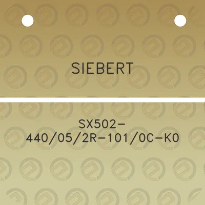 siebert-sx502-440052r-1010c-k0