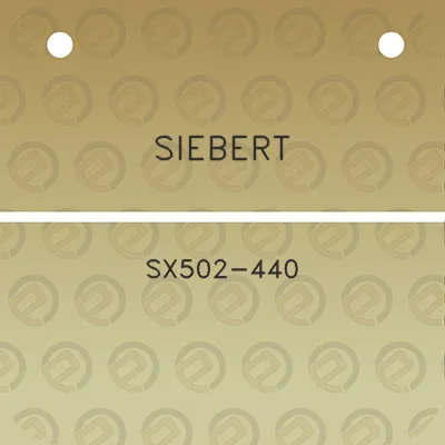 siebert-sx502-440