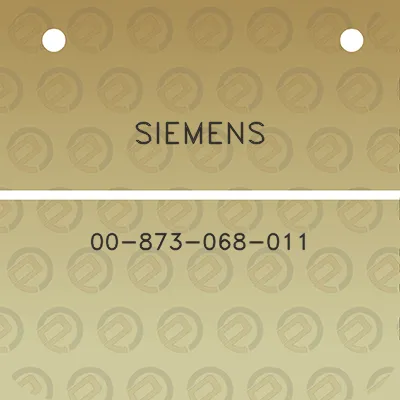 siemens-00-873-068-011