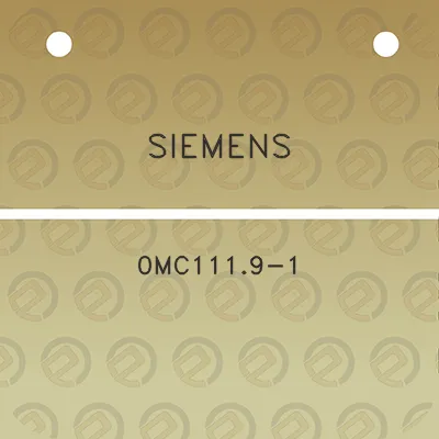 siemens-0mc1119-1