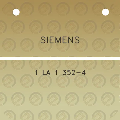 siemens-1-la-1-352-4