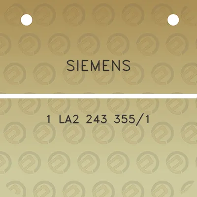 siemens-1-la2-243-3551