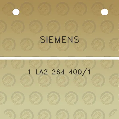 siemens-1-la2-264-4001