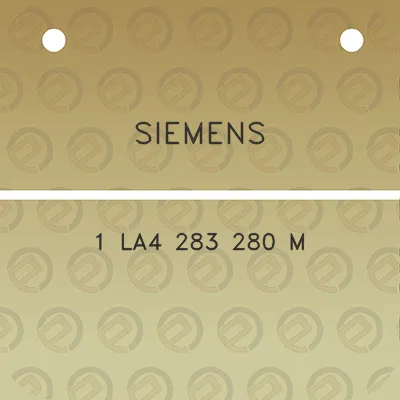 siemens-1-la4-283-280-m