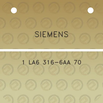 siemens-1-la6-316-6aa-70