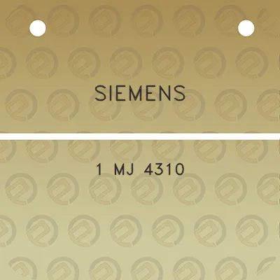 siemens-1-mj-4310