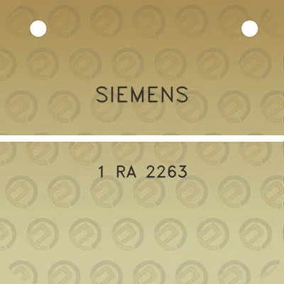 siemens-1-ra-2263