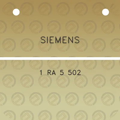 siemens-1-ra-5-502