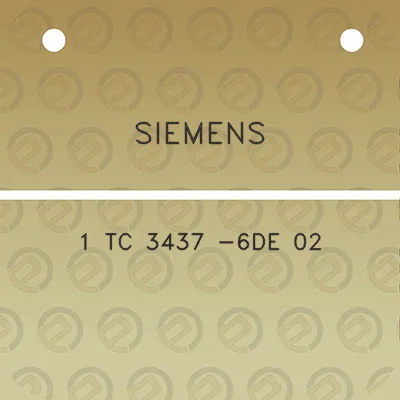 siemens-1-tc-3437-6de-02