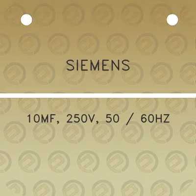 siemens-10mf-250v-50-60hz