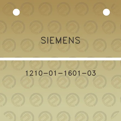 siemens-1210-01-1601-03