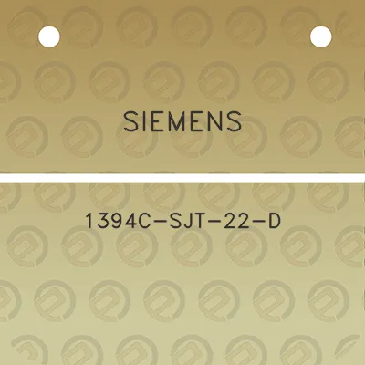 siemens-1394c-sjt-22-d