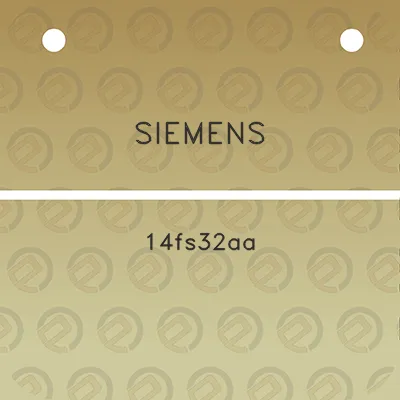 siemens-14fs32aa