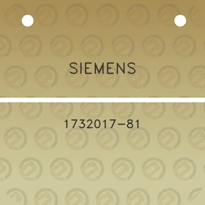 siemens-1732017-81