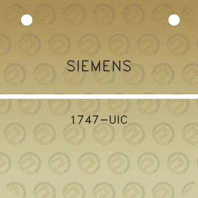 siemens-1747-uic