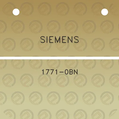 siemens-1771-0bn