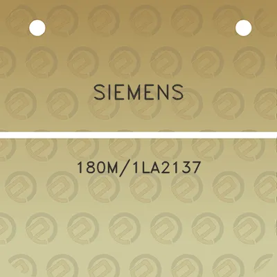 siemens-180m1la2137