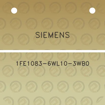 siemens-1fe1083-6wl10-3wb0