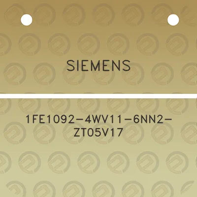 siemens-1fe1092-4wv11-6nn2-zt05v17