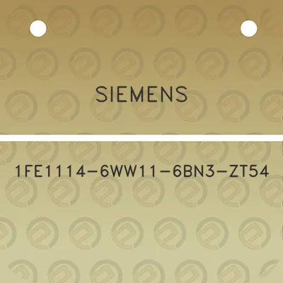 siemens-1fe1114-6ww11-6bn3-zt54