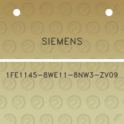 siemens-1fe1145-8we11-8nw3-zv09