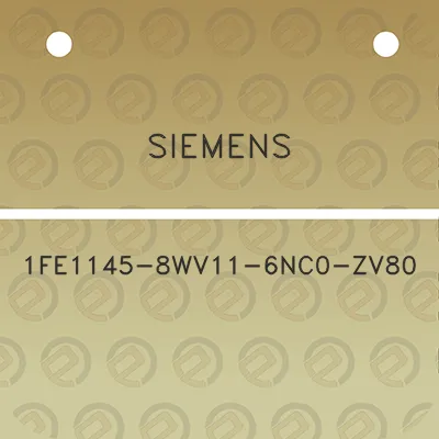 siemens-1fe1145-8wv11-6nc0-zv80