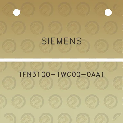 siemens-1fn3100-1wc00-0aa1