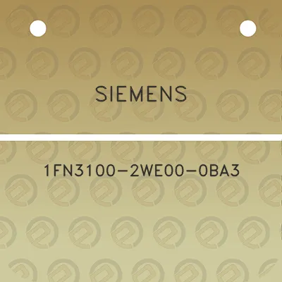 siemens-1fn3100-2we00-0ba3