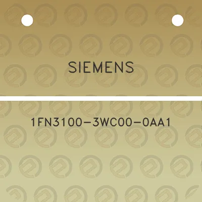 siemens-1fn3100-3wc00-0aa1