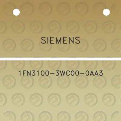 siemens-1fn3100-3wc00-0aa3